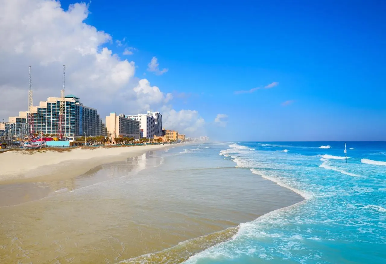 شقة Newly Renovated Oceanfront Studio W/ Balcony - دايتونا بيتش